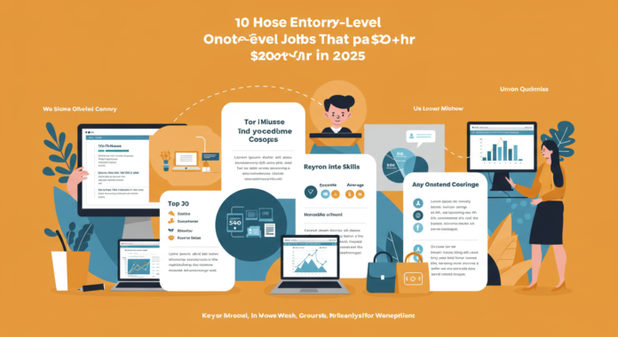entry-level remote jobs that pay $20+/hr