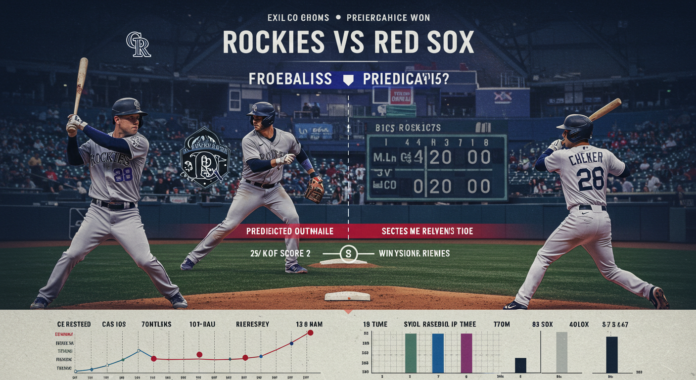 rockies vs red sox rockies vs red sox prediction