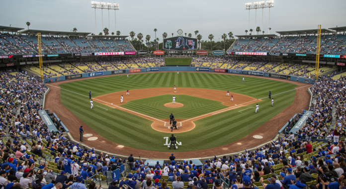 dodgers vs red sox la coliseum