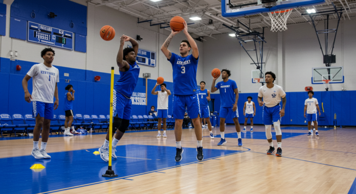kentucky shooting basketball drill